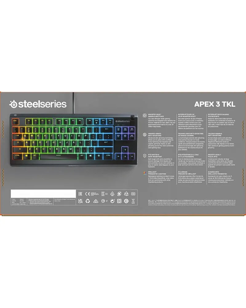 Steelseries APEX 3 TKL BLACK
